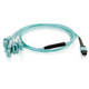 C2G 3m, MPO/4xLC câble InfiniBand et à fibres optiques Turquoise - 31333