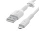 Belkin Cbl Scicone USB-A LTG 2M blc Blanc - CAA008BT2MWH