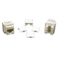 C2G Cat5E RJ45 Keystone Jack White - 03791