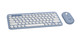 Logitech  clavier Souris incluse Universel RF sans fil + Bluetooth QWERTY Anglais Bleu - 920-012202