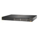 HPE Aruba Networking Aruba 6300F 24-port 1GbE Class 4 PoE & 4-port SFP56 Géré L3 Gigabit Ethernet (10/100/1000) Connexion Ethernet, supportant l'alimentation via ce port (PoE) 1U Gris - JL666A#B2C