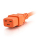 C2G 8ft, IEC320C20/IEC320C19 Orange 2,4 m Coupleur C20 Coupleur C19 - 17746 C2G 8ft, IEC320C20/IEC320C19 Orange 2,4 m Coupleur C20 Coupleur C19 - 17746