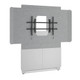 Middle Atlantic Products  support pour téléviseur 190,5 cm (75") Gris clair, Argent, Blanc - FM-DS-4875FW-CD8W