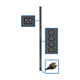 Tripp Lite  unité de distribution d'énergie 16 sortie(s) CA 0U Noir - PDUV20HVL6-72