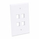 Intellinet  Plaque de commutation et obturateur Blanc - 772549