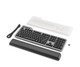 Kensington MK7500F QuietType Pro clavier maison/bureau USB + RF Wireless + Bluetooth QWERTY Anglais américain Aluminium, Noir - K72201US