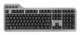 Kensington MK7500F QuietType Pro clavier maison/bureau USB + RF Wireless + Bluetooth QWERTY Anglais américain Aluminium, Noir - K72201US