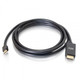 C2G  câble vidéo et adaptateur 1,8 m DisplayPort HDMI Noir - 54436