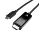 V7  câble vidéo et adaptateur USB Type-C HDMI Noir - V7UCHDMI-2M