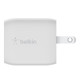 Belkin WCH011dq2MWH-B6 Ordinateur portable, Smartphone Blanc Secteur Charge rapide Intérieure - WCH011DQ2MWH-B6