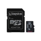 Kingston Technology Carte 64GB microSDXC Industrielle C10 A1 pSLC + adaptateur SD - SDCIT2/64GB