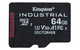 Kingston Technology Carte 64GB microSDXC Industrielle C10 A1 pSLC + adaptateur SD - SDCIT2/64GB