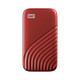 Western Digital My Passport 500 Go USB Type-C 3.2 Gen 2 (3.1 Gen 2) Rouge - WDBAGF5000ARD-WESN