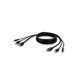 Belkin F1DN1CCBL câble kvm Noir 1,8 m - F1DN1CCBL-HH6T
