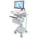 Ergotron StyleView Aluminium, Gris, Blanc Ecran plat Panier multimédia - SV44-1242-1