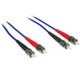 C2G 10m ST/ST Duplex 62.5/125 Multimode Fiber Patch Cable câble InfiniBand et à fibres optiques Bleu - 37143