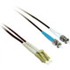 C2G 5m LC/ST Plenum-Rated 9/125 Duplex Single-Mode Fiber Patch Cable - Black câble InfiniBand et à fibres optiques Noir - 37763
