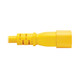 Eaton  câble électrique Jaune 3,1 m Coupleur C14 Coupleur C15 - P018-010-AYW Eaton  câble électrique Jaune 3,1 m Coupleur C14 Coupleur C15 - P018-010-AYW