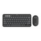 Logitech Pebble 2 Combo clavier Souris incluse Universel RF sans fil + Bluetooth QWERTY Anglais Graphite - 920-012061