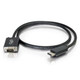 C2G Câble adaptateur actif DisplayPort™ mâle vers VGA mâle 4,5 m (15 ft) - noir (conforme TAA) - 54343