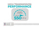 Monoprice  câble de réseau Blanc 2,1 m Cat6 U/UTP (UTP) - 43345 Monoprice  câble de réseau Blanc 2,1 m Cat6 U/UTP (UTP) - 43345