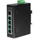 Trendnet  commutateur réseau Non-géré Fast Ethernet (10/100) Connexion Ethernet, supportant l'alimentation via ce port (PoE) Noir - TI-PE50