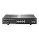 HPE Aruba Networking Aruba 2930F 8G PoE+ 2SFP+ Géré L3 Gigabit Ethernet (10/100/1000) Connexion Ethernet, supportant l'alimentation via ce port (PoE) 1U Gris - JL258A#B2B
