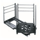 Middle Atlantic Products  étagère 27U Rack monté sur le mur Noir - SRSR-4-27