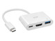 Monoprice 3-in-1 USB-C to HDMI Avec fil USB 3.2 Gen 1 (3.1 Gen 1) Type-C Blanc - 43788