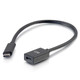C2G  câble USB USB 3.2 Gen 2 (3.1 Gen 2) 0,3 m USB C Noir - 28657