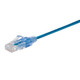 Monoprice  câble de réseau Bleu 0,15 m Cat6a U/UTP (UTP) - 44497