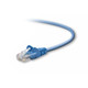 Belkin Cat5e, 2ft, 1 x RJ-45, 1 x RJ-45, Blue câble de réseau Bleu 0,6 m - A3L791-02-BLU-S