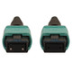 Tripp Lite  câble InfiniBand et à fibres optiques MPO/MTP OFNR Couleur aqua, Noir - N842B-10M-12-MF