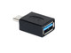 Monoprice  changeur de genre de câble USB Type-A USB Type-C Noir - 21881