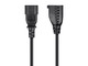Monoprice  câble électrique Noir 0,9 m Coupleur C14 NEMA 5-15R - 40058
