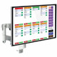Atdec  support d'écran plat pour bureau Mur Blanc - AWMS-DW-W