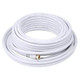 Monoprice RG6, 15.24 m câble coaxial 15,24 m Blanc - 4061