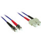 C2G 1m SC/ST Duplex 62.5/125 Multimode Fiber Patch Cable - Blue câble InfiniBand et à fibres optiques Bleu - 37159