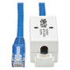 Tripp Lite  câble de réseau Bleu 0,457 m Cat6 U/UTP (UTP) - N237-P18N-WHSH