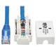 Tripp Lite  câble de réseau Bleu 0,457 m Cat6 U/UTP (UTP) - N237-P18N-WHSH