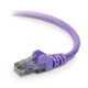 Belkin CAT6 Snagless Networking Cable câble de réseau Violet 0,3 m - A3L980-01-PUR-S