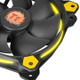 Thermaltake Riing 14 Boitier PC Ventilateur 14 cm Noir, Jaune - CL-F039-PL14YL-A