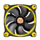 Thermaltake Riing 12 Boitier PC Ventilateur 12 cm Noir, Jaune - CL-F038-PL12YL-A