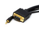 Monoprice VGA-3.5mm/VGA-3.5mm, 3.048 m 3,048 m VGA (D-Sub) + 3,5 mm Noir - 558