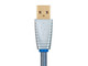 Monoprice  câble USB 2 m USB A USB B Bleu - 33464