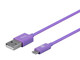 Monoprice  câble USB 3,1 m USB A Micro-USB B Violet - 13934