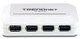 Trendnet  hub & concentrateur 5000 Mbit/s Blanc - TU3-H4