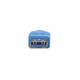 Manhattan Rallonge USB-A vers USB-A, 2 m, mâle vers femelle, 5 Gbit/s (USB 3.2 Gen1 / USB 3.0), bleu, garantie à vie, équivalent à USB3SEXT2MBK (sauf la couleur) - 322379