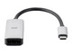 Monoprice  câble vidéo et adaptateur USB Type-C DisplayPort Noir, Argent - 35503