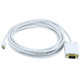 Monoprice Mini Displayport/VGA, 4.572 m 4,572 m VGA (D-Sub) Blanc - 6005